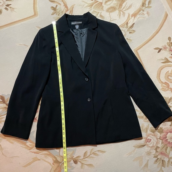 Gorgeous black blazer or coat jacket by Norton McNaughton size 12 - Picture 4 of 6
